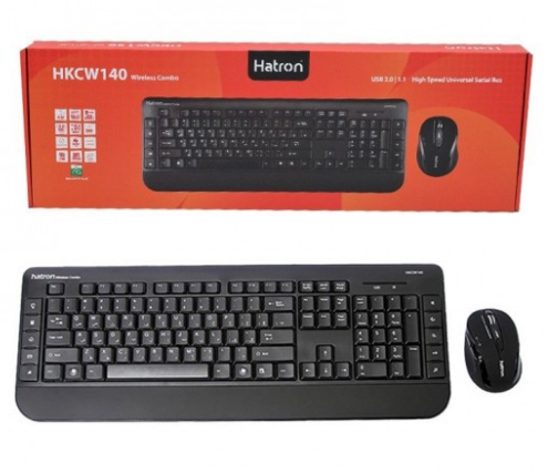 موس و کیبورد Hatron HKCW140 Wireless Keyboard And Mouse